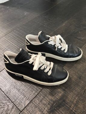 Black Prada sneakers